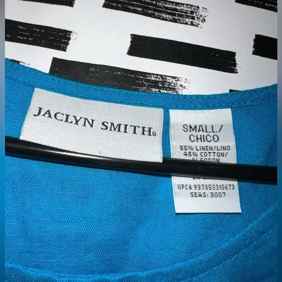 Jaclyn Smith Linen Blend Blouse| Size Small - Picture 2 of 3